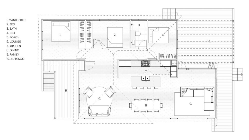 Architectural Drawing by Arkh Design Studio